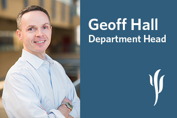 Geoff Hall, Department Head