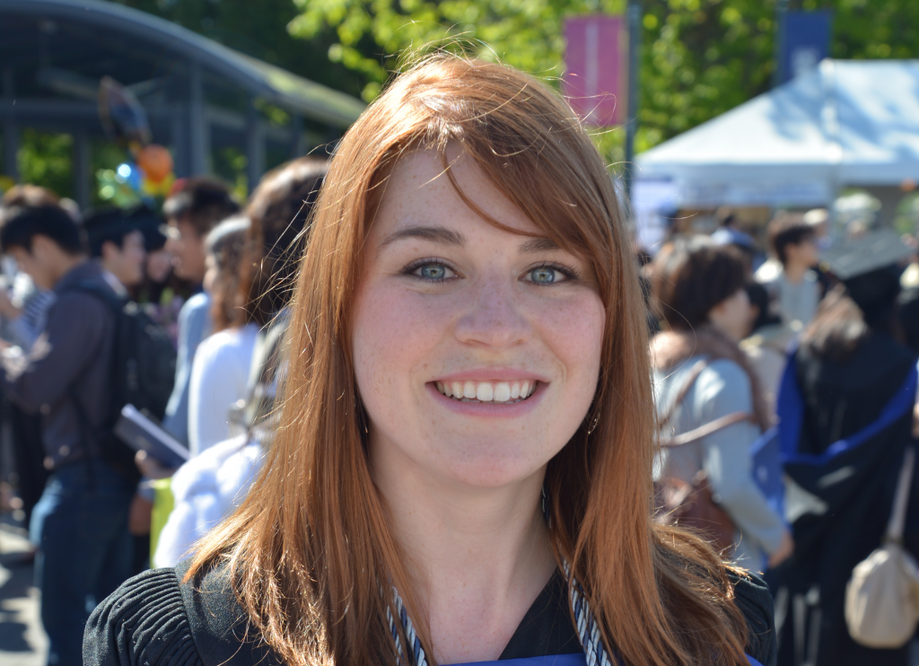 Jennifer Ferris at UBC's 2015 Spring Convocation