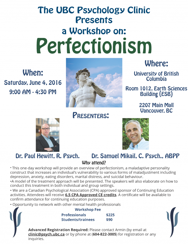 Perfectionism Workshop