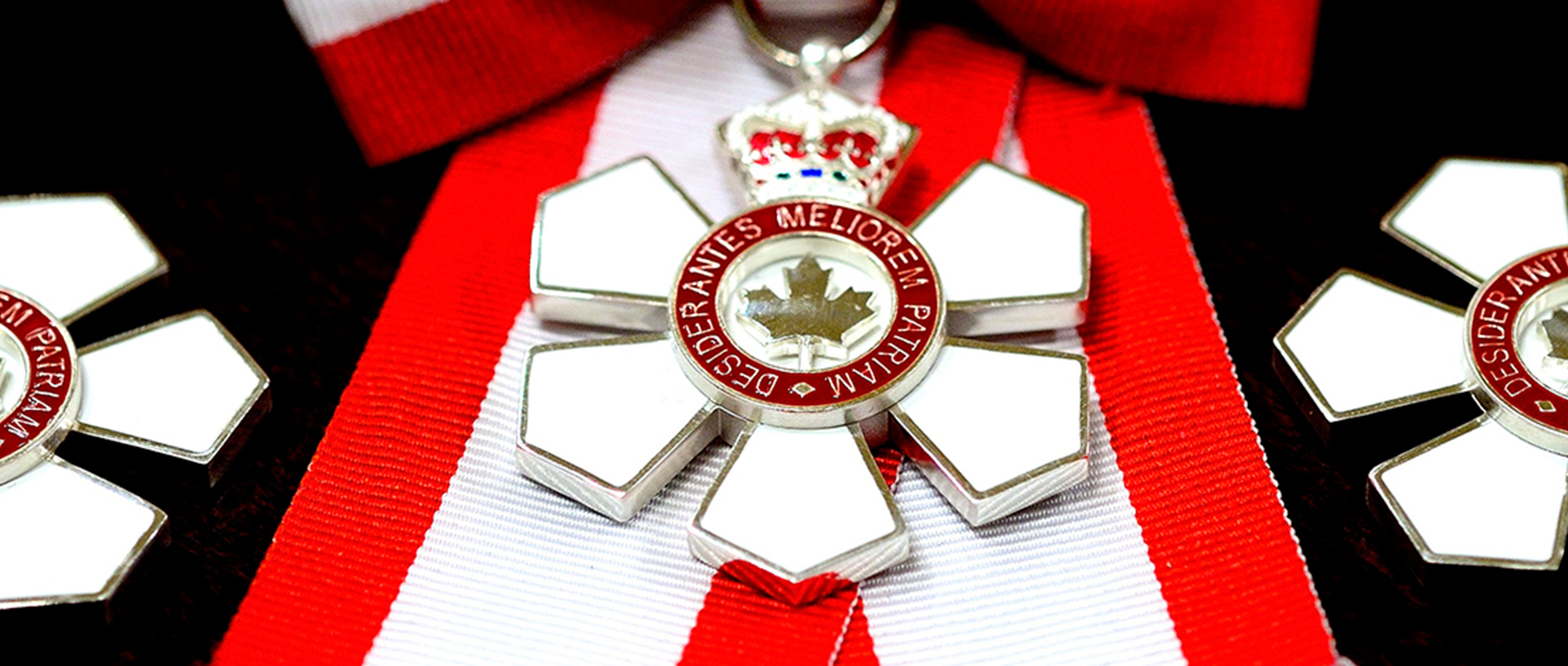 Photo: Insignia of the Order courtesy of the Office of the Governor General of Canada.